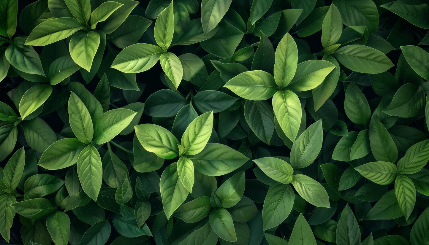 Shower Panel 3d style green foliage