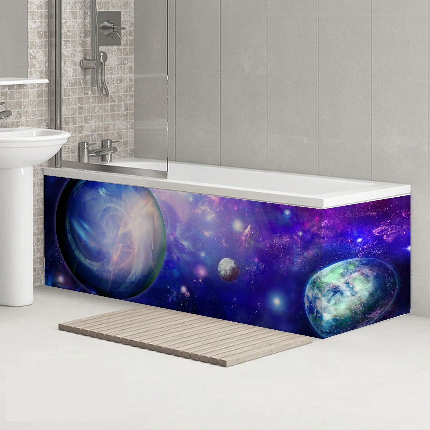 Bath Panel with Solar System