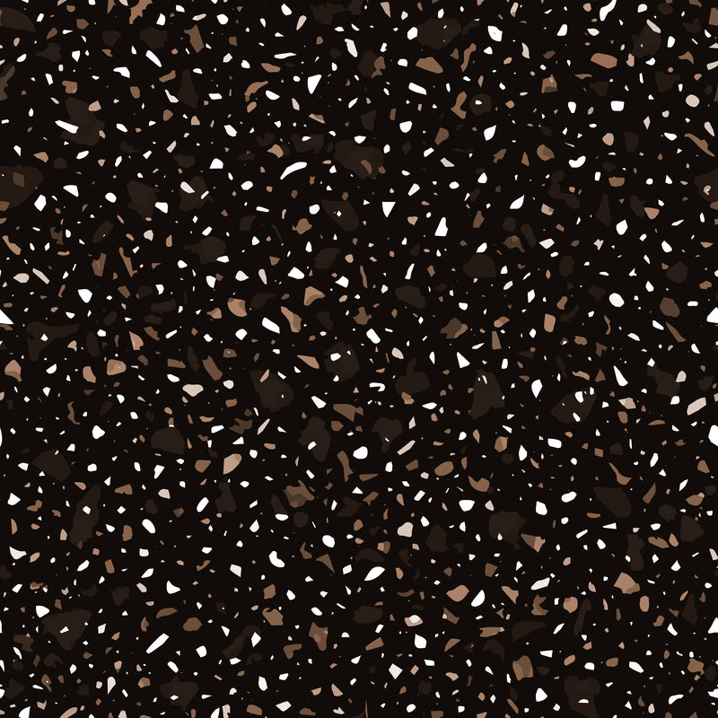 Standard Size Single Shower Panel Dark Terrazzo
