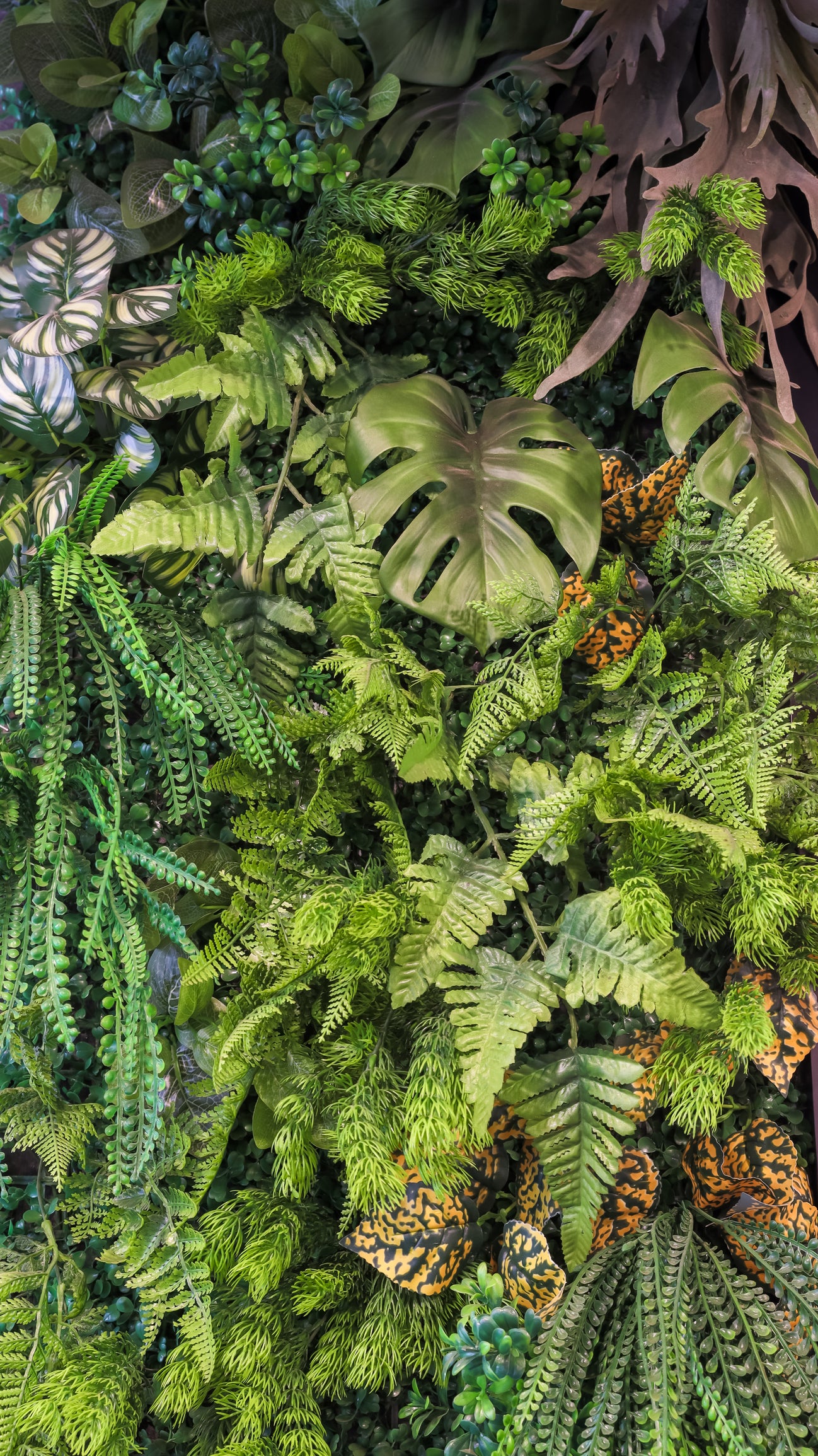 Standard Size Single Shower Panel with Light Colour Rainforest
