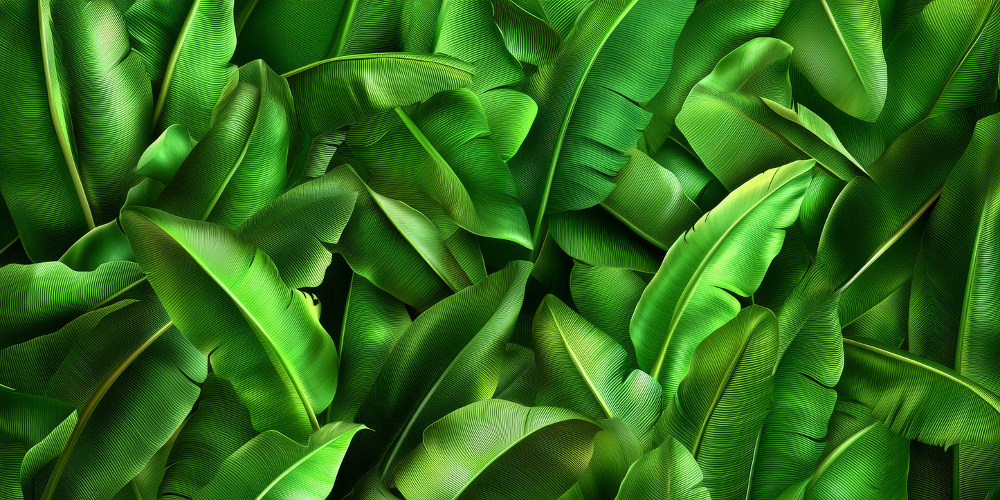 Shower Panel with Large banana leaves