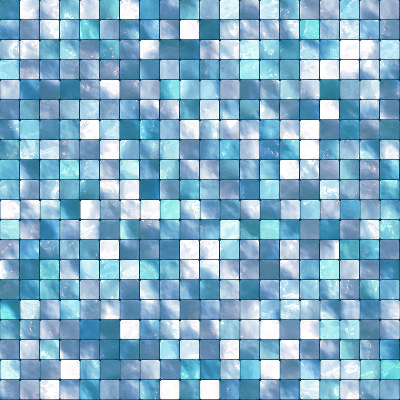 Shower Panel small mosaic tiles