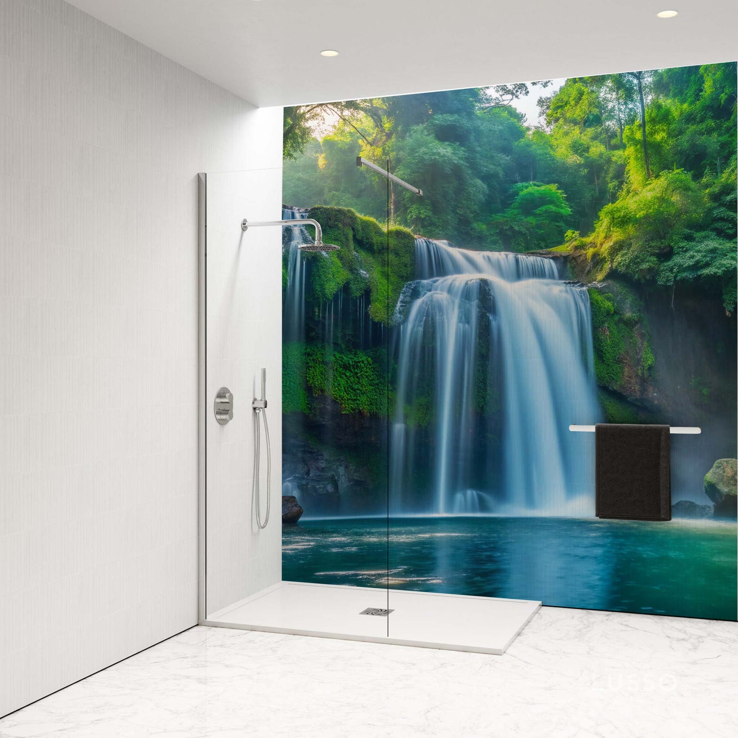 Shower Panel with Waterfall