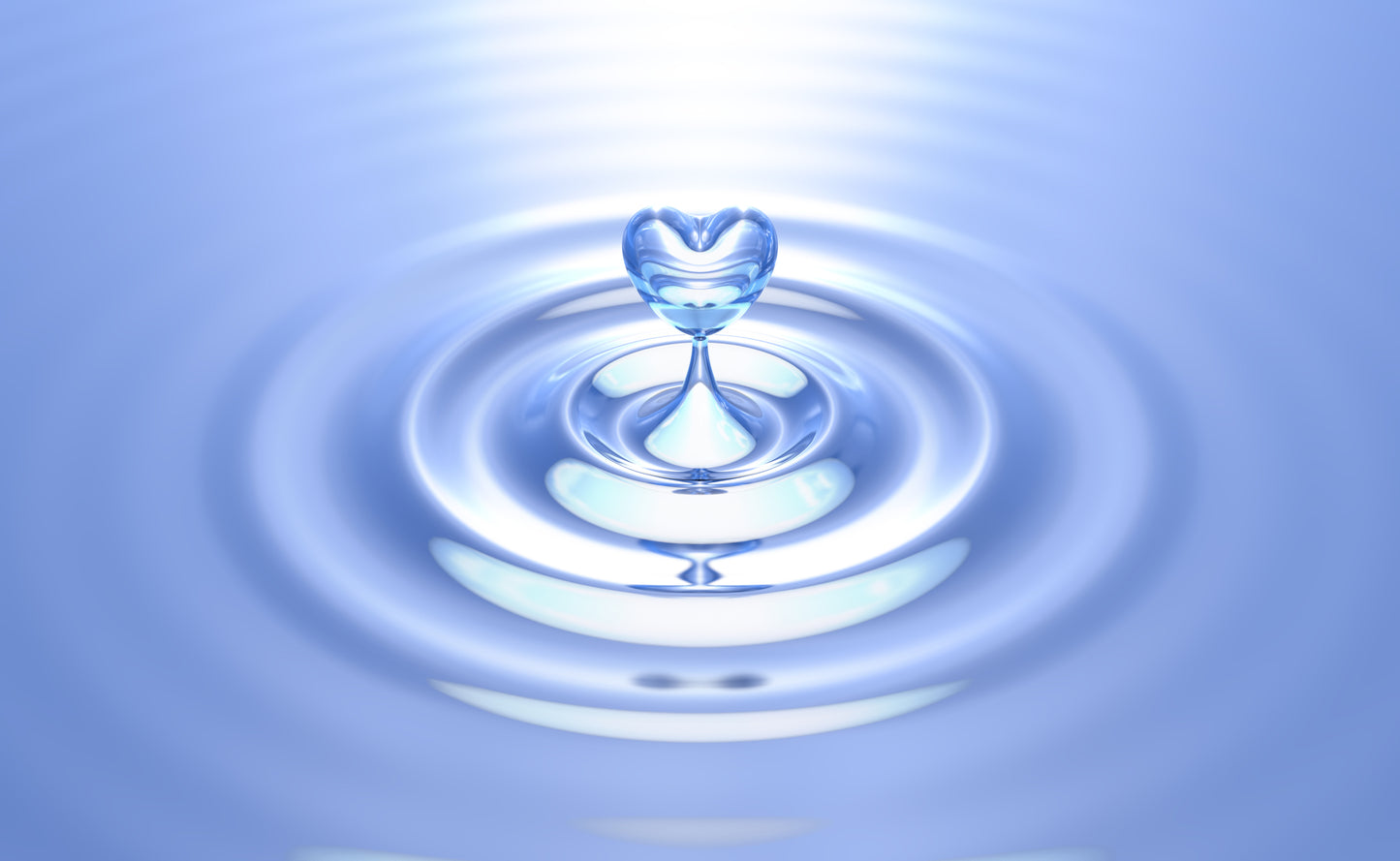 Shower Panel with heart shape water drop