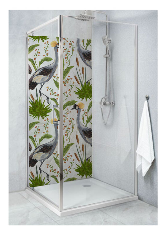 Standard Size Single Shower Panel with Large Cranes