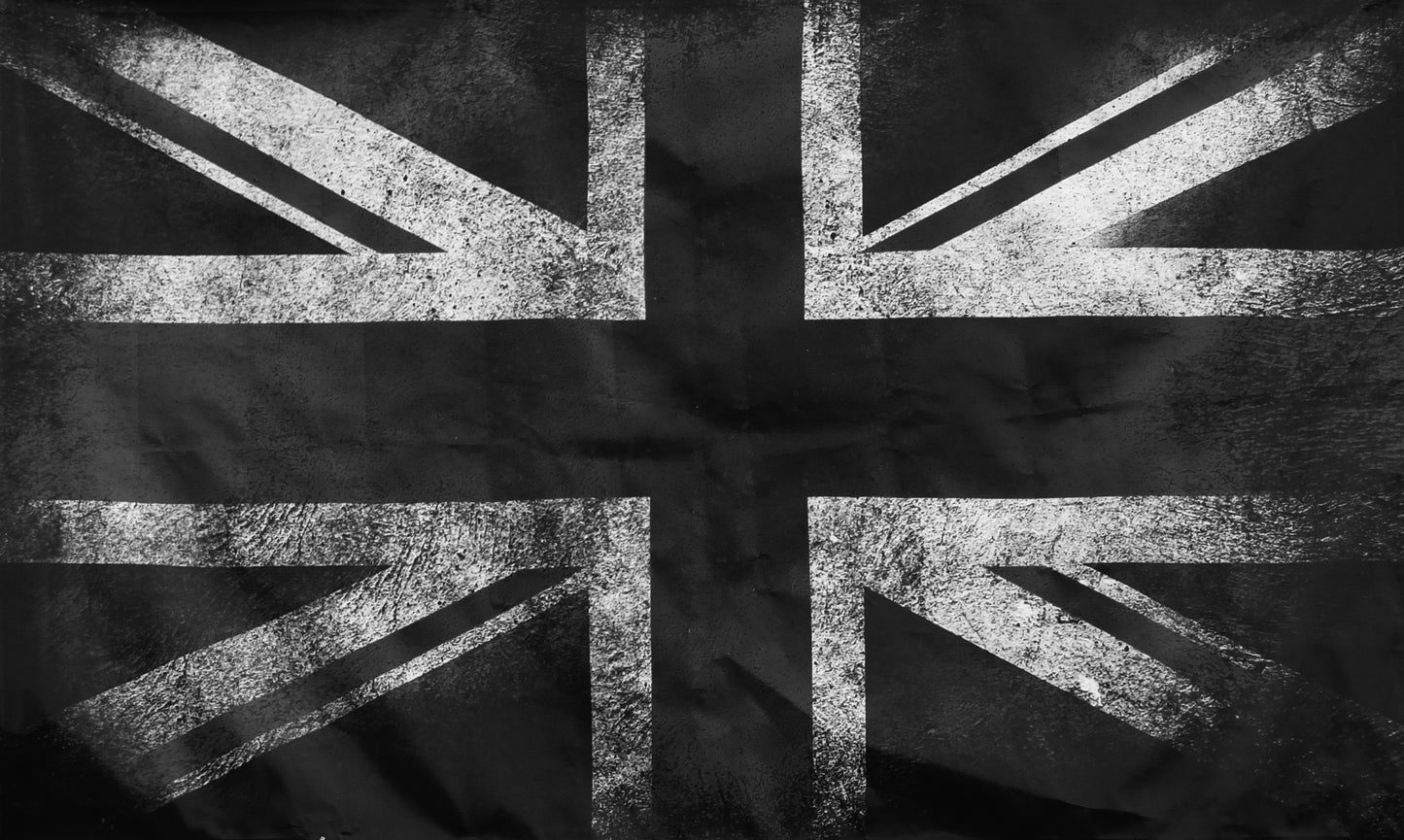 Standard Size Single Shower Panel with Grunge Union Jack