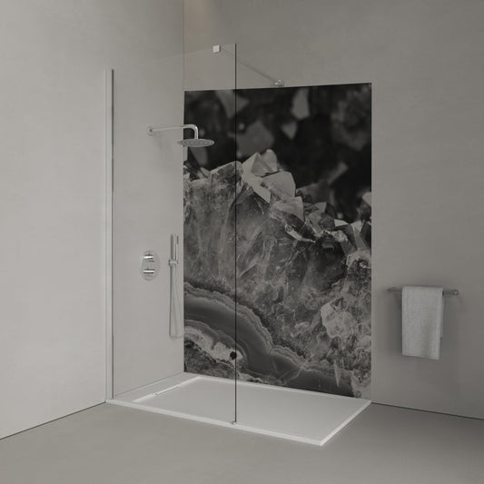 Monochrome Amethyst 2 Shower Panel